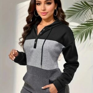 Analyn | Lange Mouwen Graphic Hoodie Sweatshirt voor Dames
